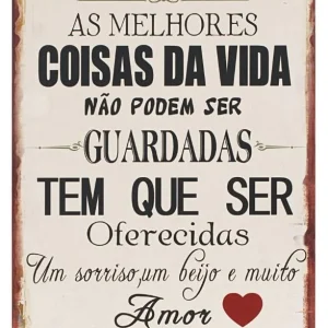 Placas As Melhores Coisas 87326