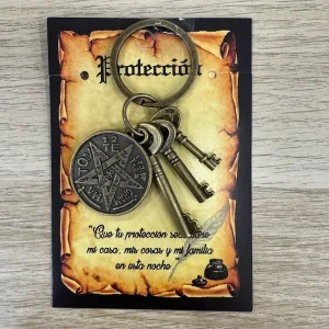 Porta Chaves Metal, Douradinhos VARIEDADES (Proteção/Nó de Bruxa) Nó de Bruxa