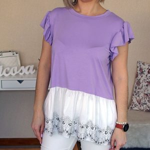 Camisola Lavanda c/ Folho