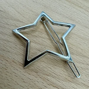 Prendedor de Cabelo Estrela Prateado