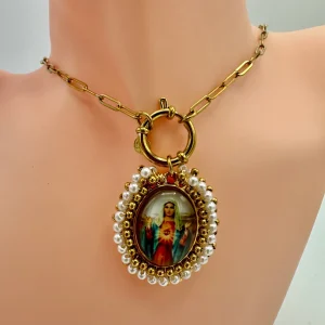 Fio Sagrado Coração de Maria Branco