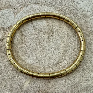 Pulseira Rígida Inox Dourado I