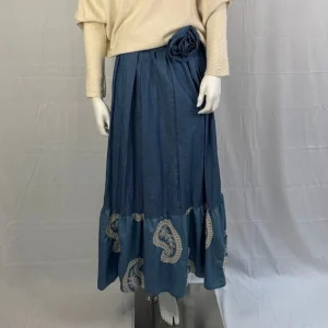 Saia Ganga Tencel com Cinto