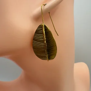 Brincos Semente 3D Dourado