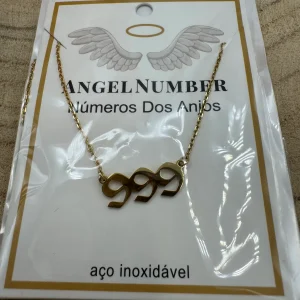 Fio Número dos Anjos 999 Dourado