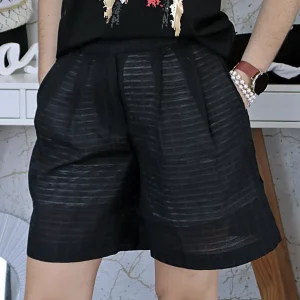 Calções Elegantes Pretos