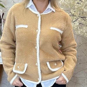 Casaco Pelinho Camel