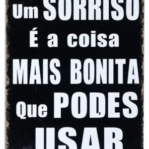 Placa Um Sorriso 13773