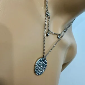 Colar Evil Eye Prateado (Variedades)