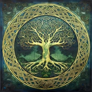 Toalha Tarot Arvore Vida (75x75cm)