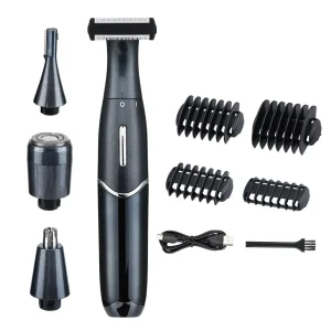 Barbeador Masculino Elétrico - 4 em 1  Waterproof