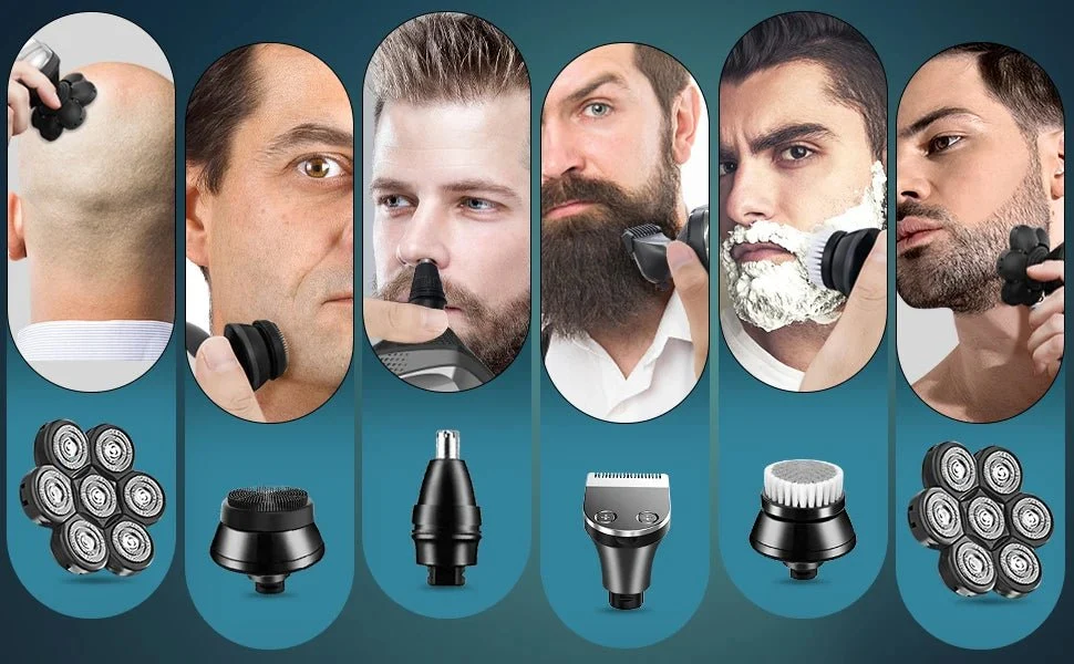 Barbeador Masculino Elétrico - IP68 5 em 1 - Image 4