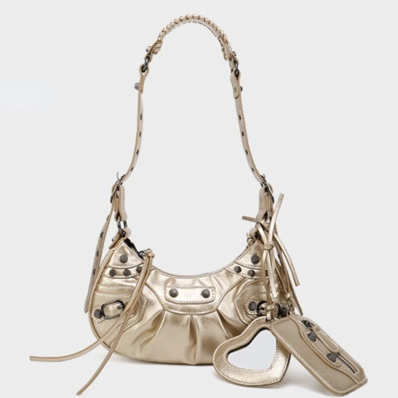 Bolsa Baguete Feminina Média de Couro - Frete Grátis - Image 2