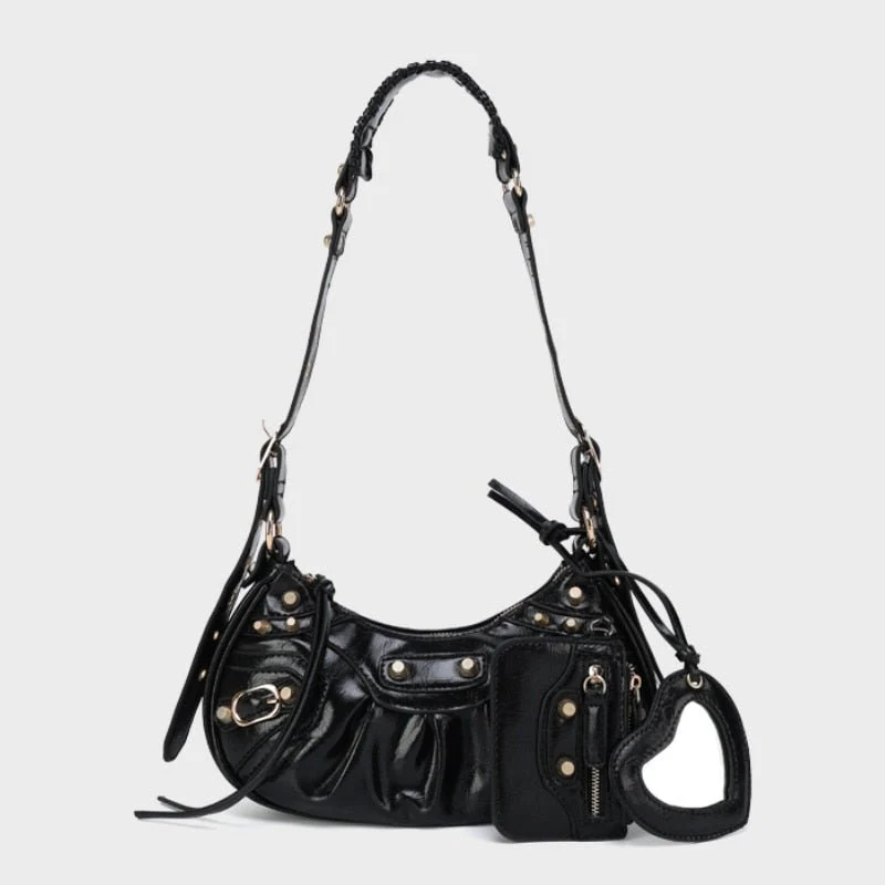 Bolsa Baguete Feminina Média de Couro - Frete Grátis - Image 3