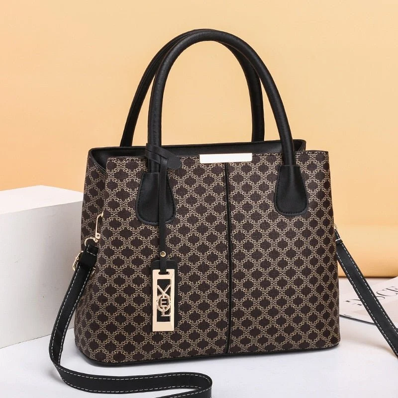 Bolsa Feminina de Luxo Couro - Frete Grátis