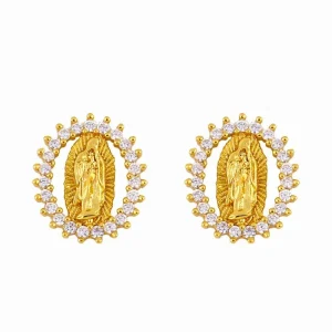 Brinco Banhado a Ouro - Nossa Senhora