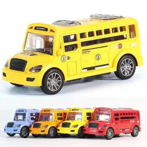 Carro Modelo de Ônibus Escolar Para Crianças