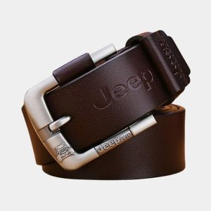 Cinto JEEP de Couro com Gravação - Frete Grátis