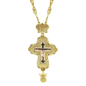 Colar Feminino Cristão com Pingente em Formato de Cruz Jesus Cristo