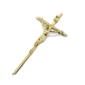 Crucifixo em Aço inoxidável Jesus Cristo