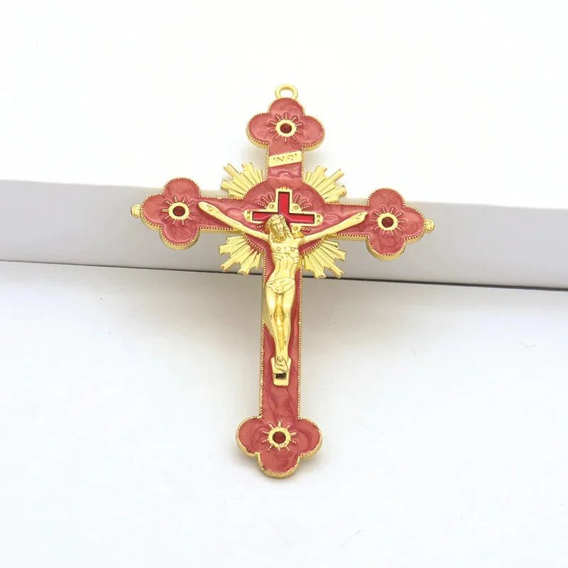 Crucifixo para Decoração em Aço inoxidável Jesus Cristo - Image 4