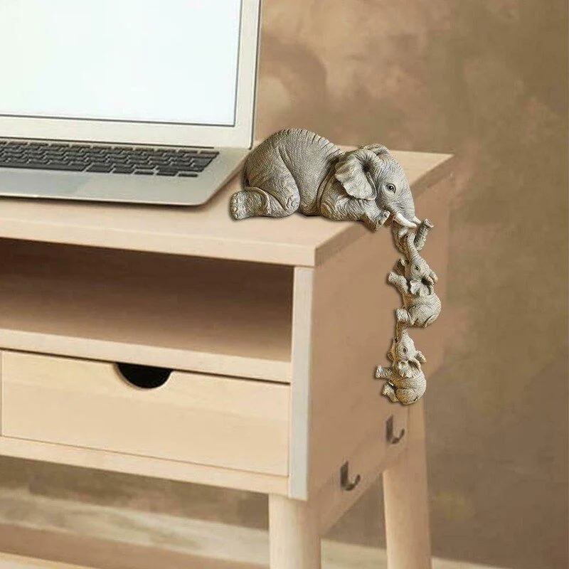 Decoração Elefantes (pintado à mão) - Frete Grátis - Image 4