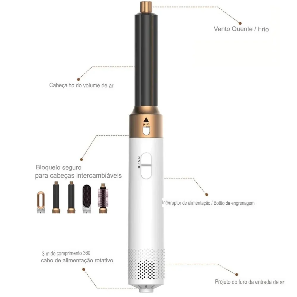 Escova Secadora - 5 em 1 Styler Brush - Image 8