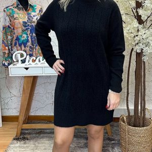 Camisola/Vestido Malha Preto