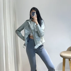 Jaqueta de Couro Feminina Eliza