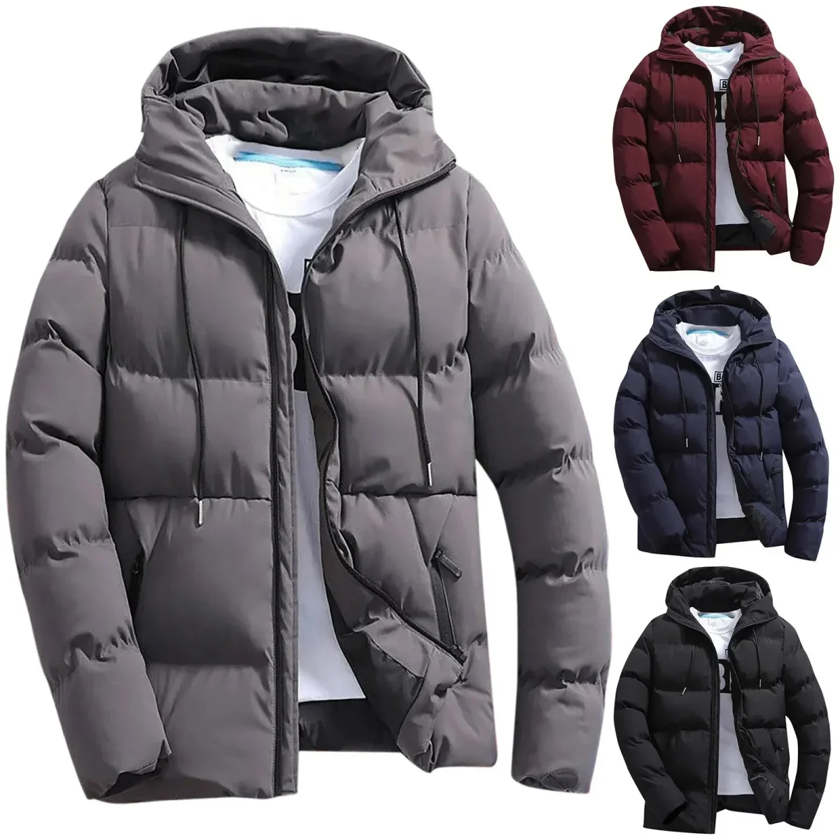Jaqueta Masculina de Capuz - Puffer