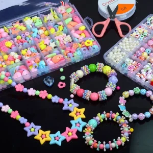 Kit Braceletes 700 Peças Artesanato - ImaginationKids™