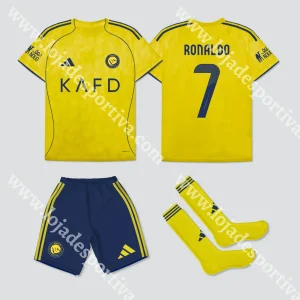 KIT CRIANÇA " RONALDO 7 " AL-NASSR 25/26