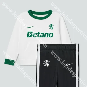 FATO TREINO CRIANÇA NIKE BRANCO SPORTING CP 25/26