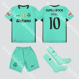 KIT CRIANÇA 3º EQUIPAMENTO SPORTING CP 25/26
