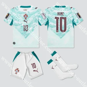 NOVO KIT CRIANÇA ALTERNATIVO PORTUGAL MUNDIAL 2026