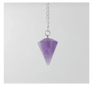 Pêndulo 7 Chackras Pedra Ametista 2CM