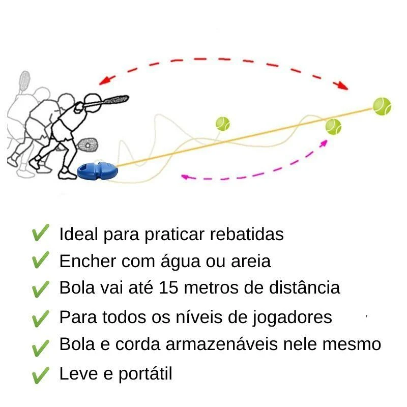 Personal Tennis Pro™ - Treinador Multifuncional de Tênis - Image 6
