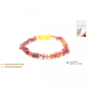 Pulseira Ambar Escuro (15cm)