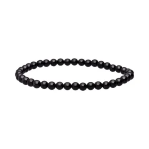 Pulseira Turmalina Negra 4mm