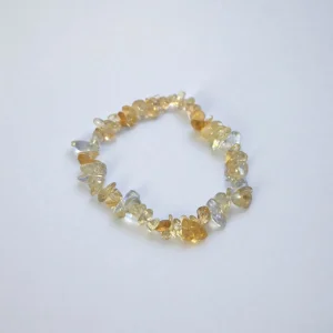 Pulseira Cascalho Citrino
