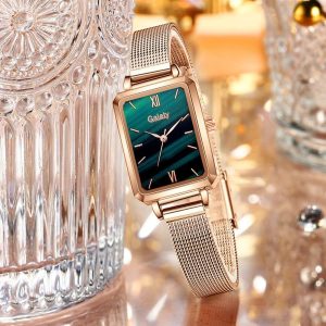 Relógio Luxury Gold + Bracelete Grátis