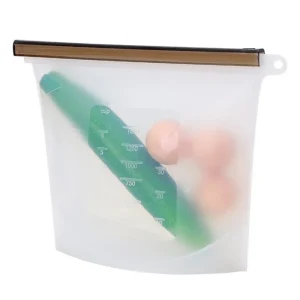 Saco Reutilizável Para Alimentos De Silicone